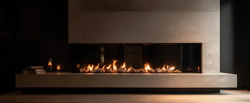 Gas Fireplace Ember Bed Design Services in Ferndale, Michigan