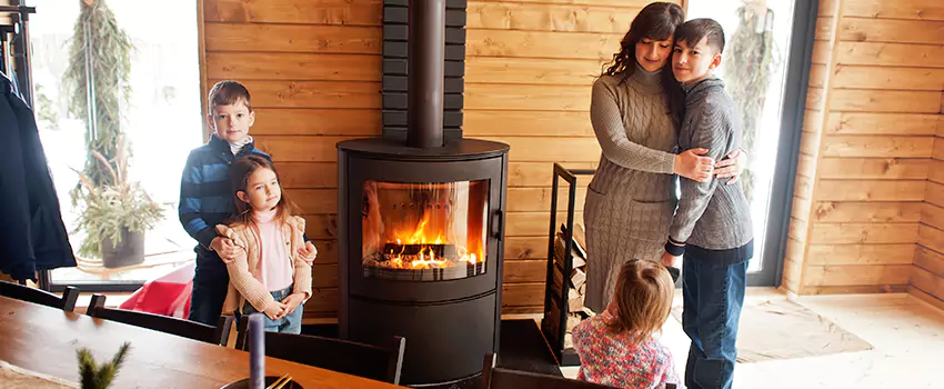 Morso Cast Iron Fireplace Insert Installation in Ferndale, Michigan
