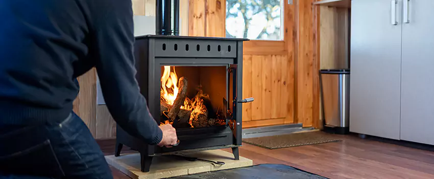 Open Hearth Wood Fireplace Installation in Ferndale, MI