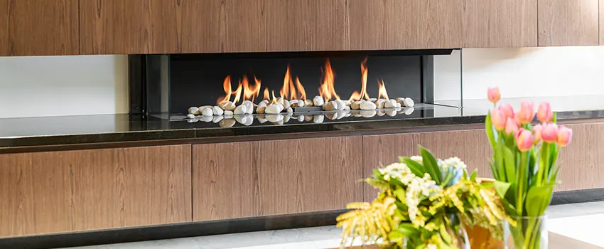 Double-height Fireplace Design Refurbishment in Ferndale, Michigan