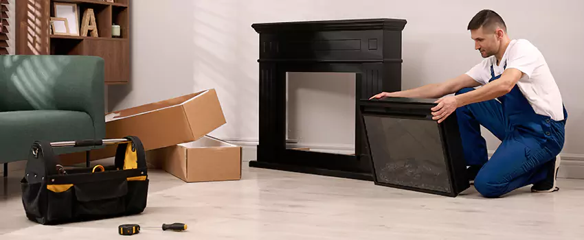 Old Rusted Metal Fireplace Repair And Replacement in Ferndale, MI