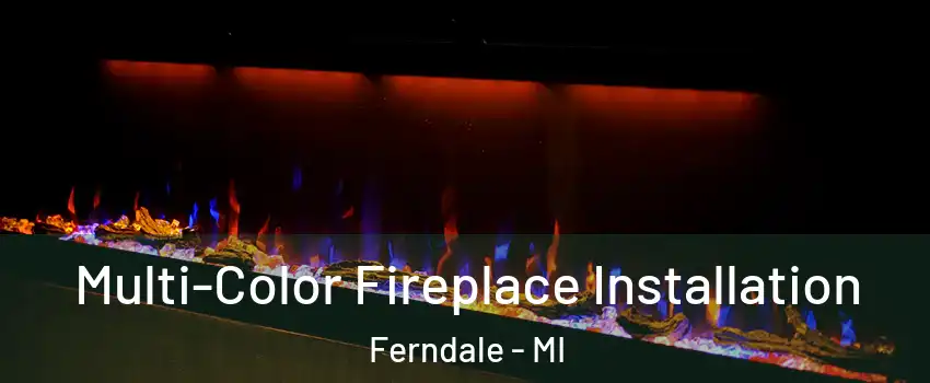  Multi-Color Fireplace Installation Ferndale - MI