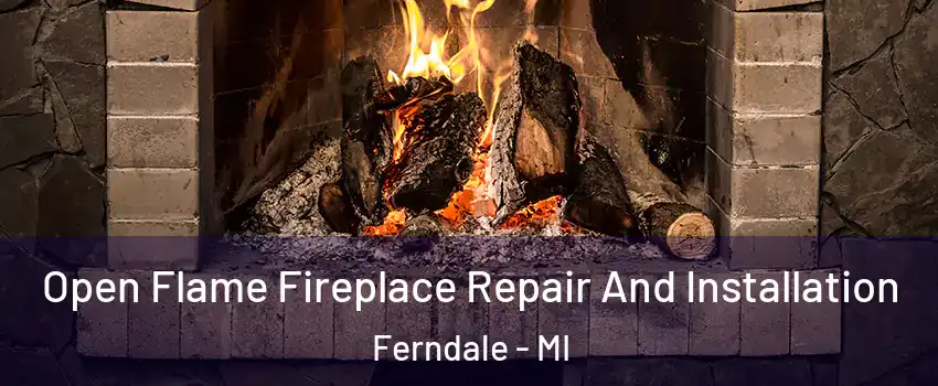  Open Flame Fireplace Repair And Installation Ferndale - MI